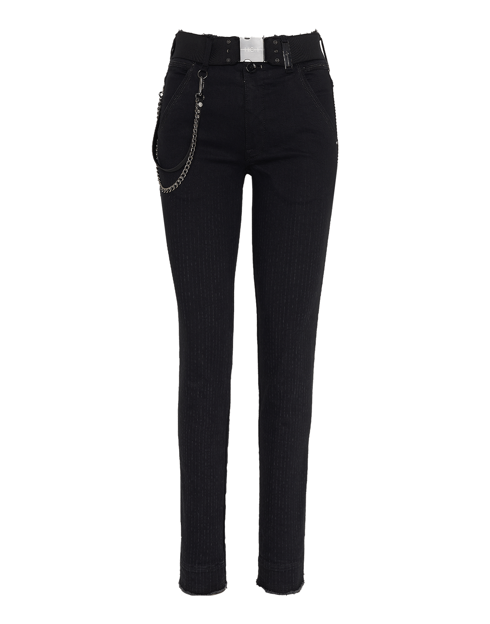 VERVE: Heritage style laser-stripe jeans