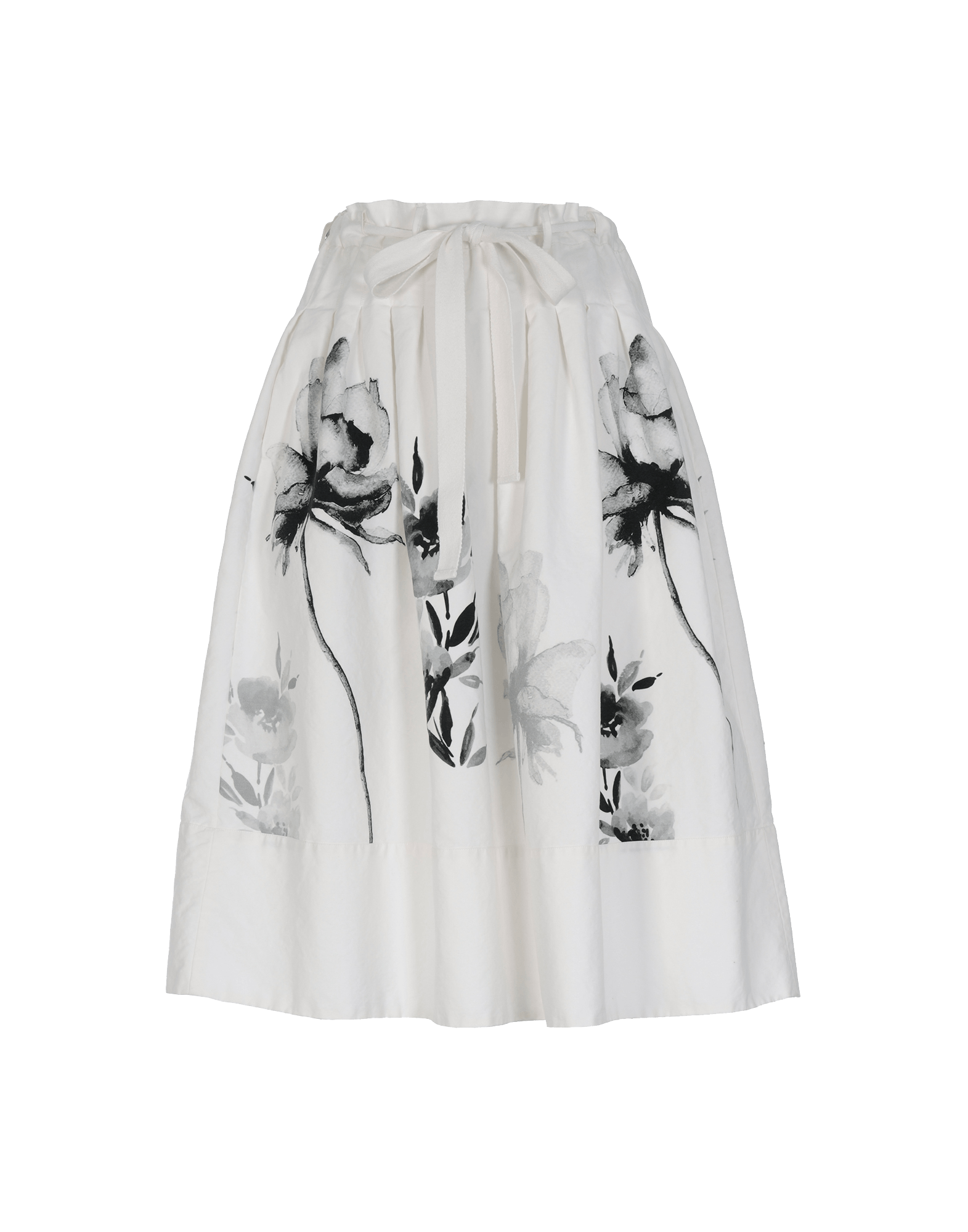 white cotton skirt