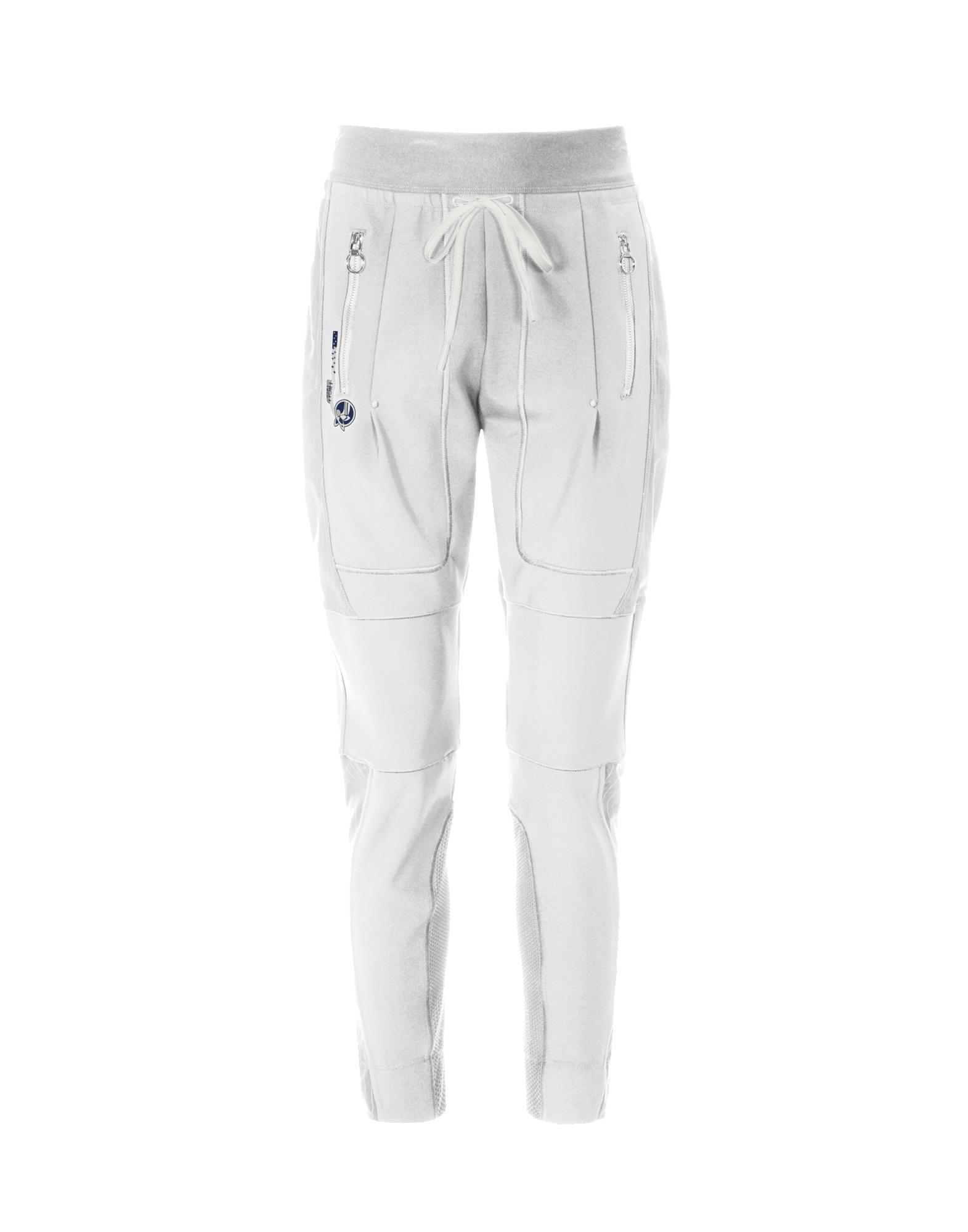 plain white track pants