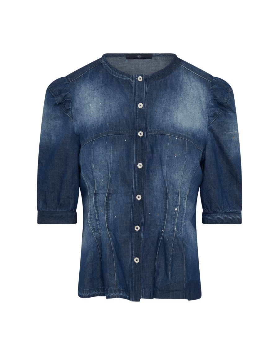 Women's Carve Digger organic denim shirt washed blue | Casual | MTB Apparel  | MTB | US